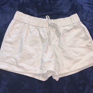 Tan cargo shorts
